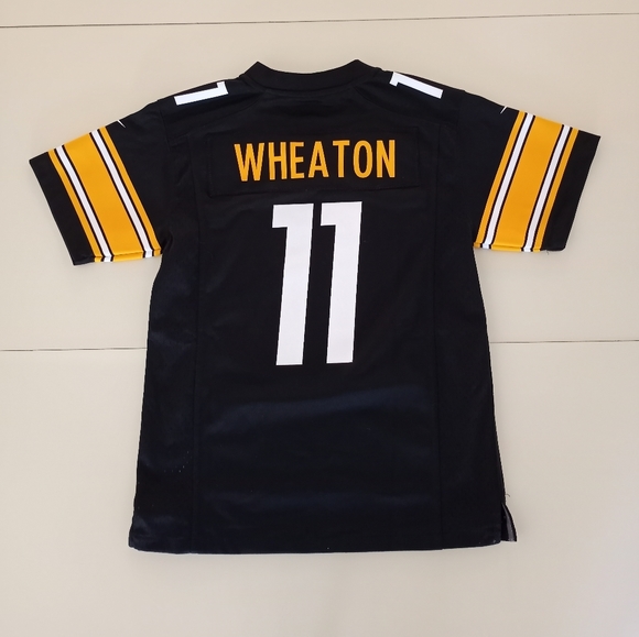Pittsburgh Steelers On Field Jersey Wheaton 11 Boys Size Medium 10/12 - Picture 4 of 16